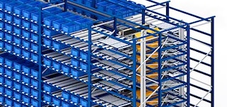 Las estanterías del Sistema Shuttle de almacenamiento optimizan el aprovechamiento del espacio