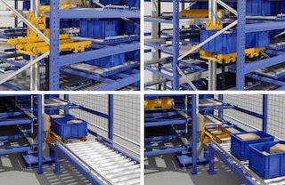 Los elevadores pueden trasladar simultáneamente hasta dos cajas