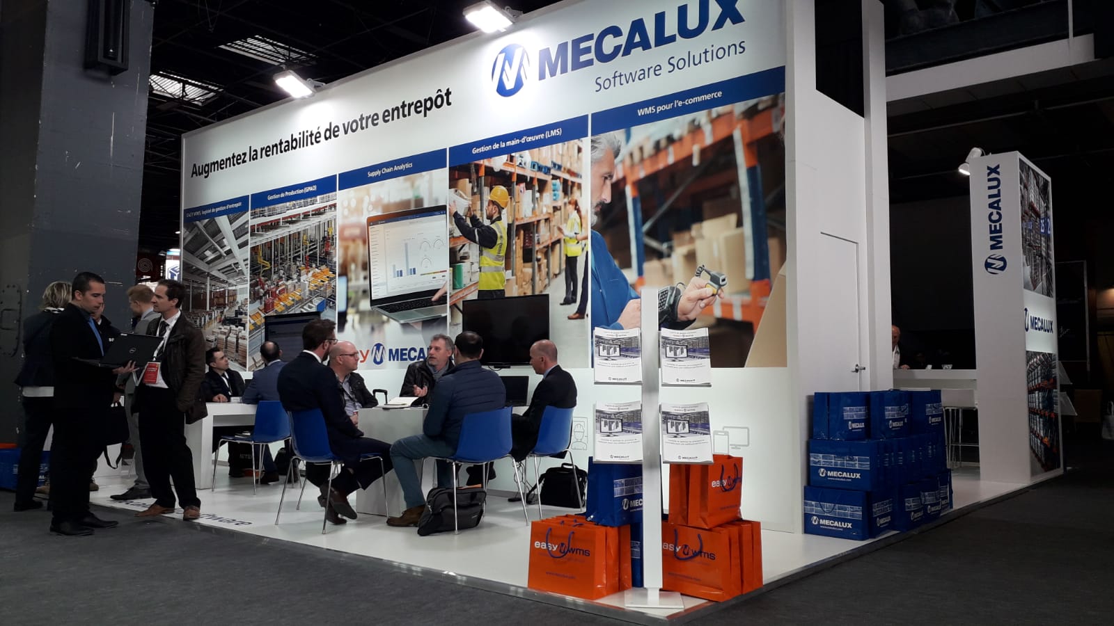 Mecalux asiste a la feria SITL Europe en París