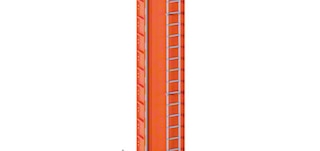 Las columnas son el eje principal del transelevador para palets