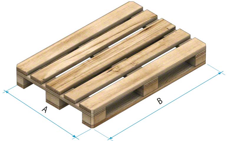 Paleta de madera de tipo 1
