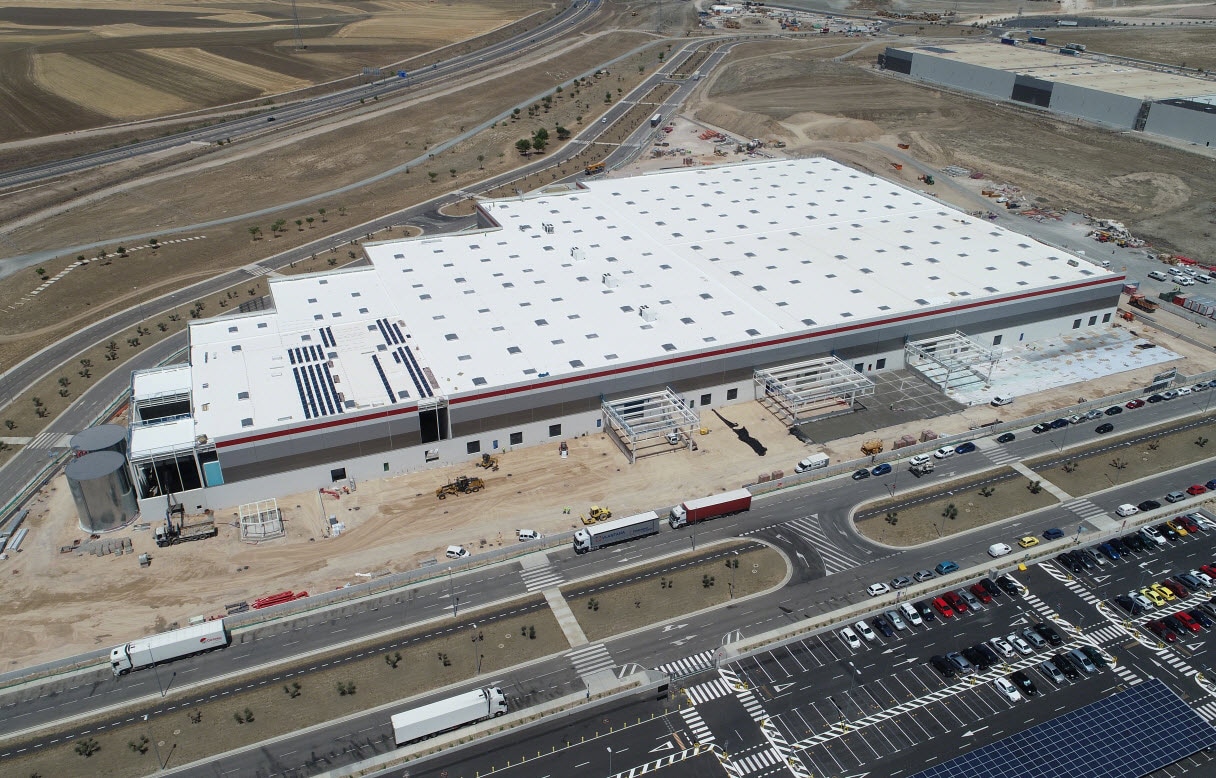 Tres sistemas de almacenaje en el centro de Airbus en España