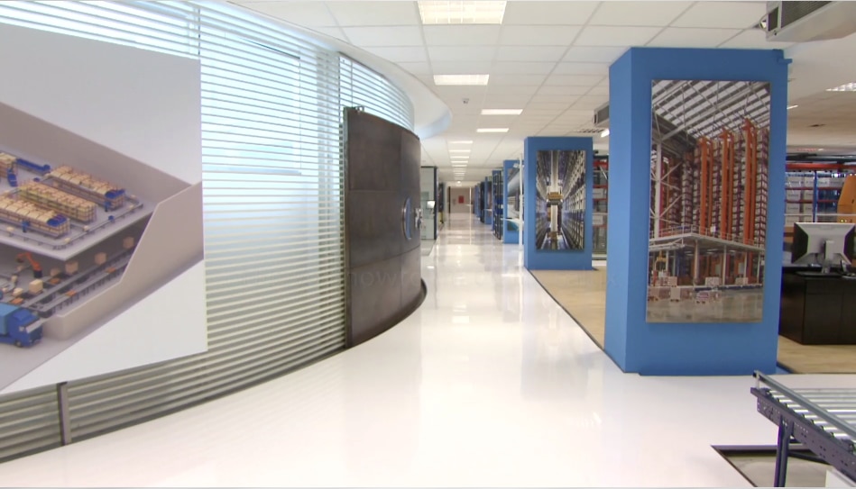 Showroom Mecalux: 2.500 m2 de exposición de Soluciones de almacenaje e intralogística Showroom Mecalux: 2.500 m2 de exposición de Soluciones de almacenaje e intralogística